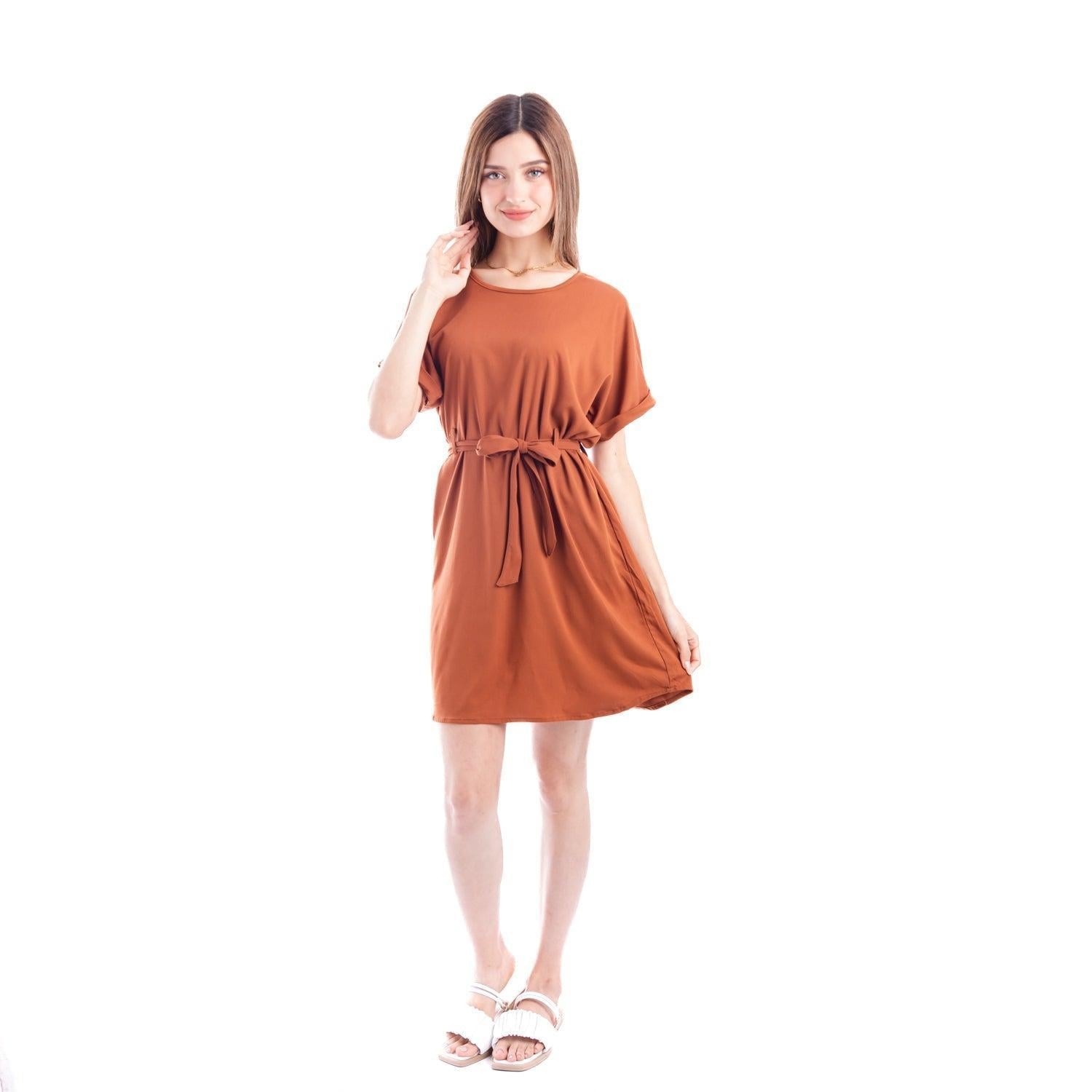VESTIDO IZELL CAMEL - 1