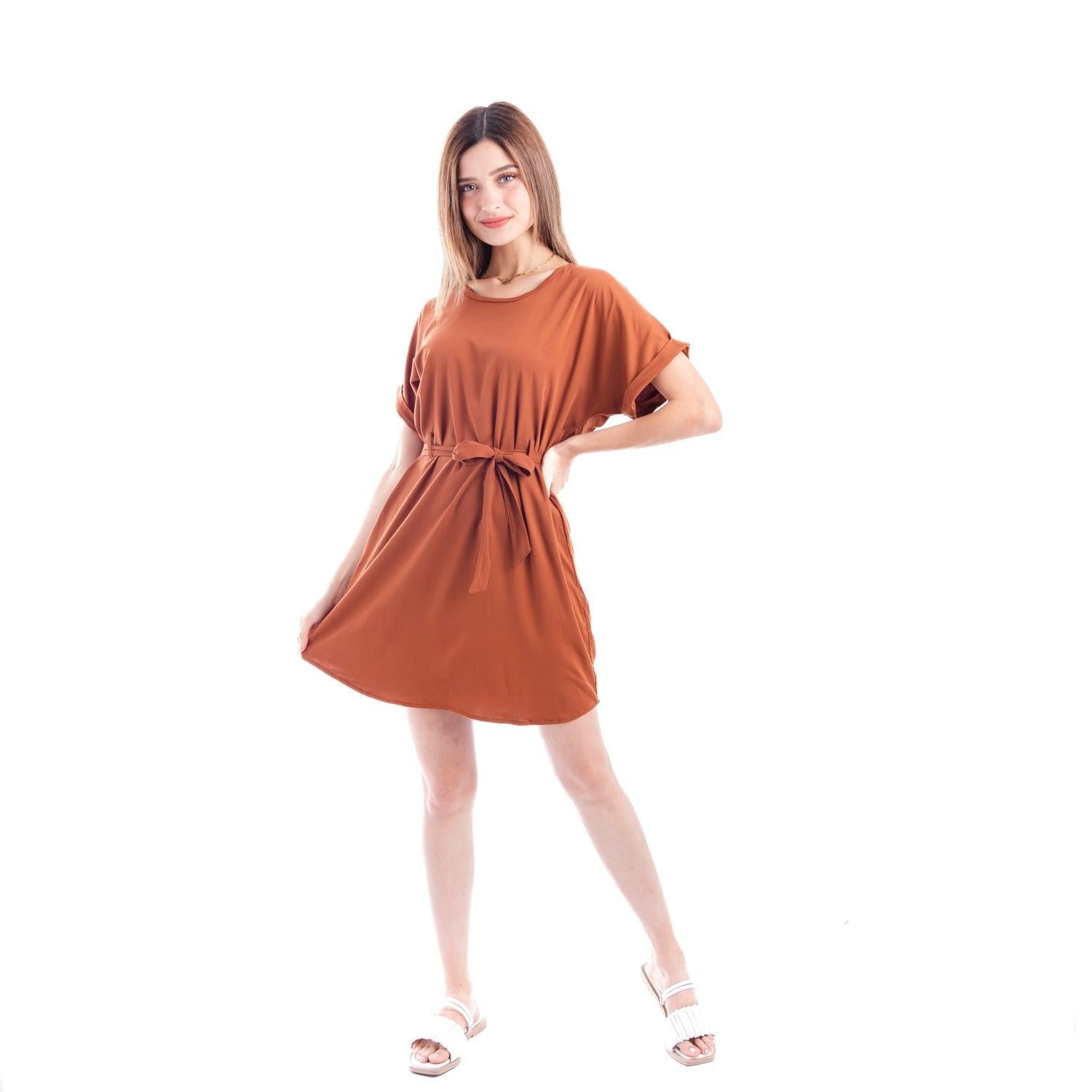 VESTIDO IZELL CAMEL - 2