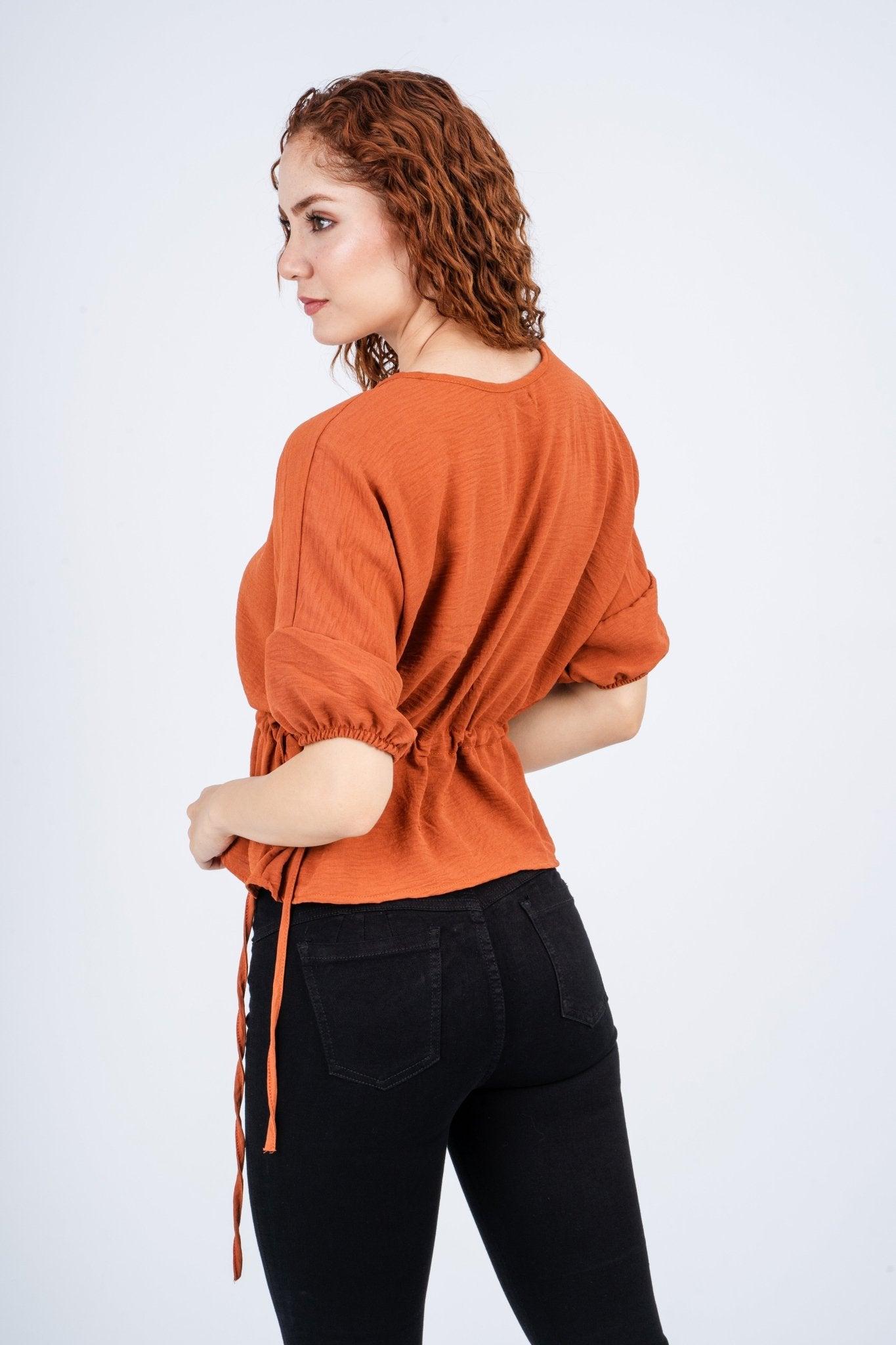 BLUSA MADIANY CAMEL - 2