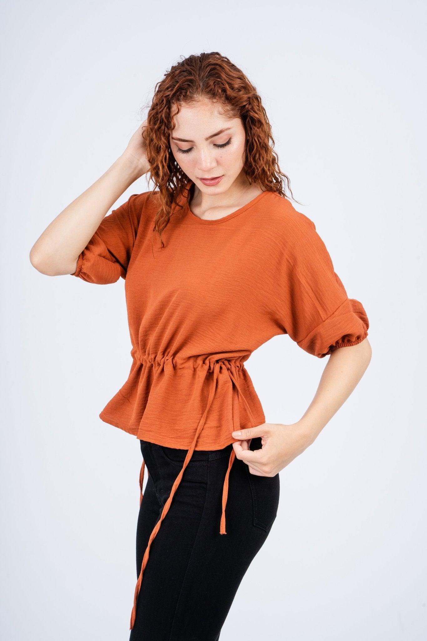 BLUSA MADIANY CAMEL - 3