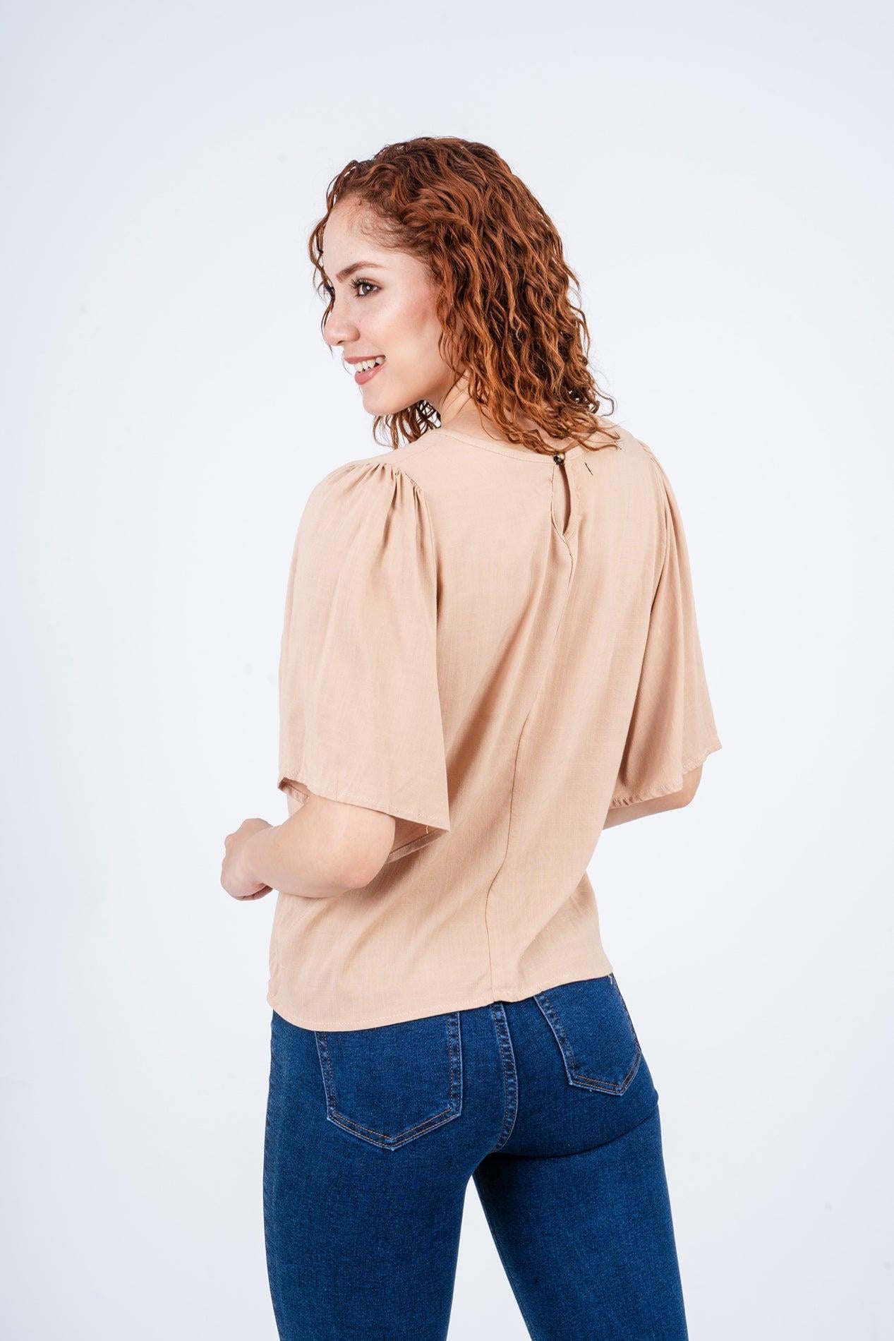 BLUSA LIXA BEIGE - 3