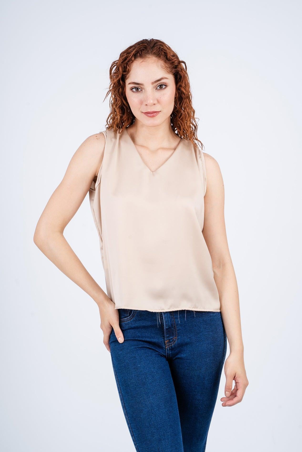 BLUSA JHENZI BEIGE - 1