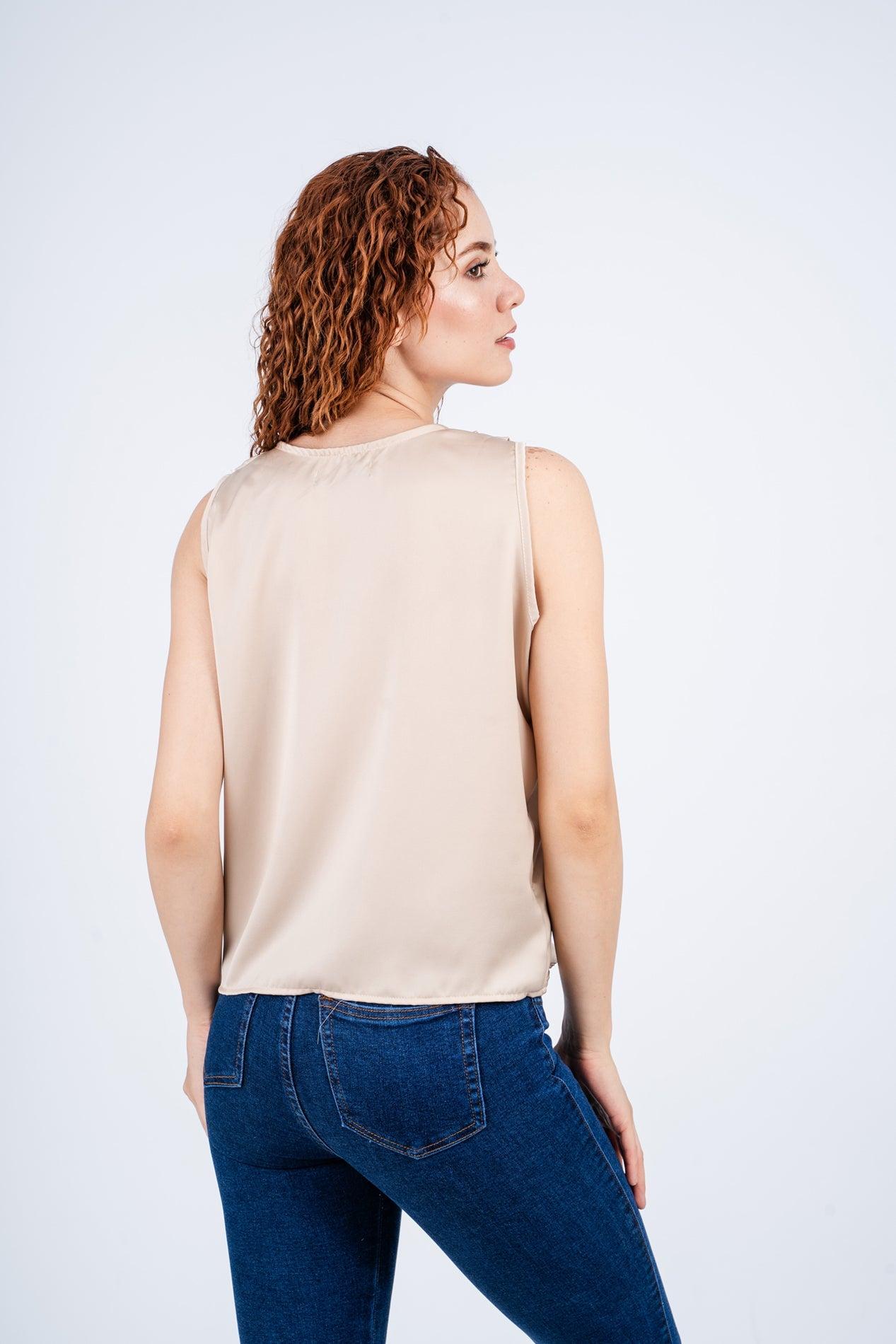 BLUSA JHENZI BEIGE - 3