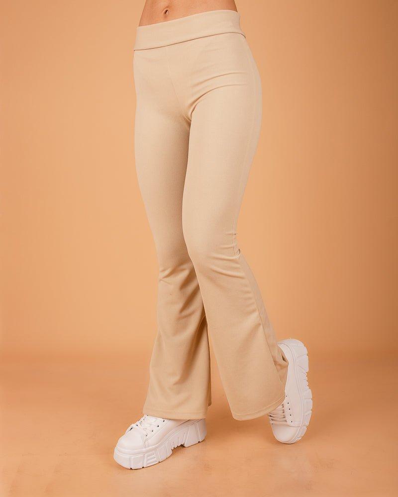 PANTALON ESCUBA CREMA - 2