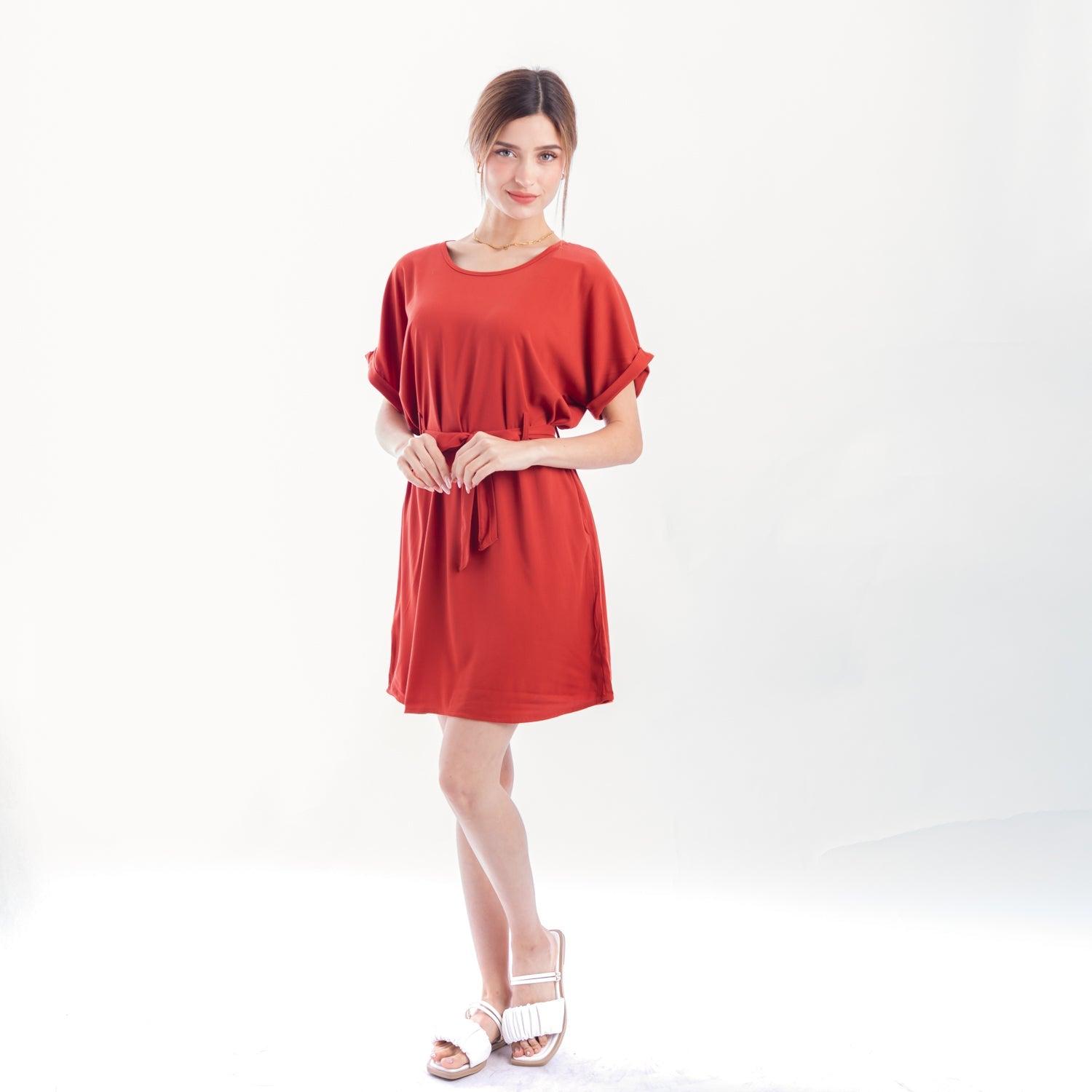 VESTIDO IZELL LADRILLO - 2