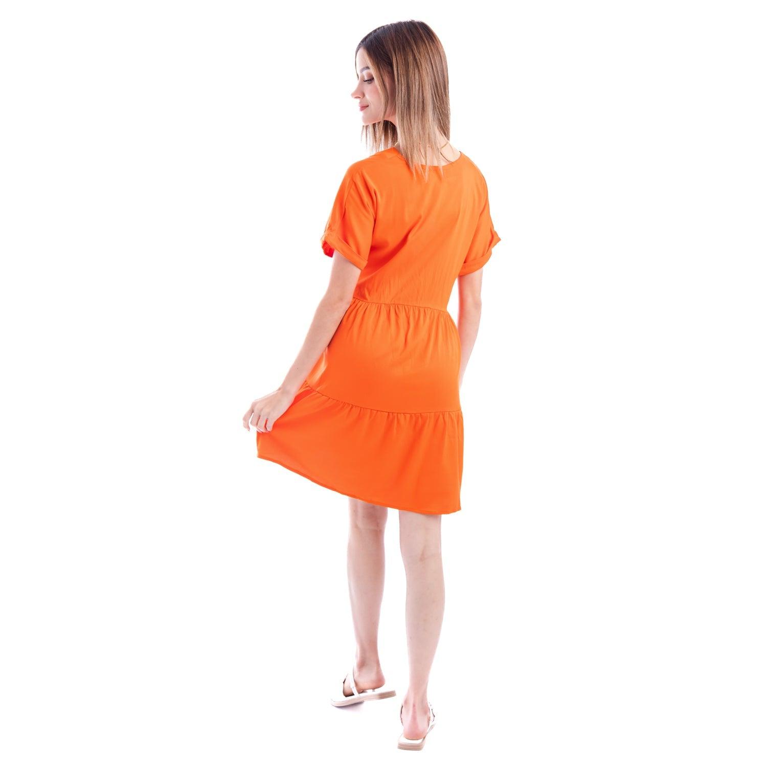 VESTIDO XIAMY ANARANJADO - 3