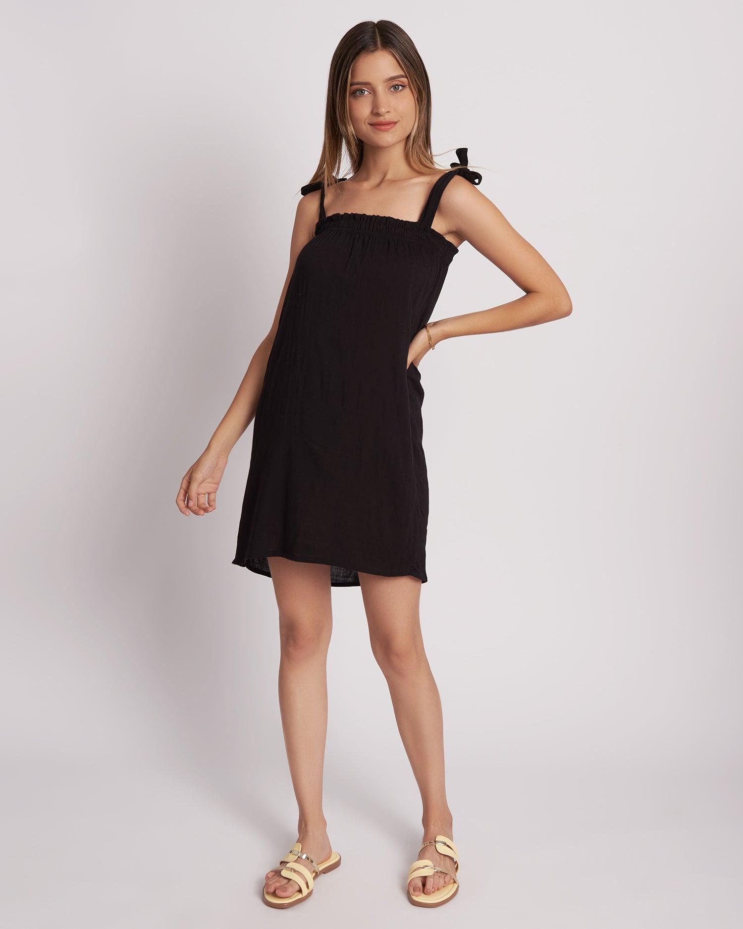 VESTIDO ELAYA NEGRO - 3