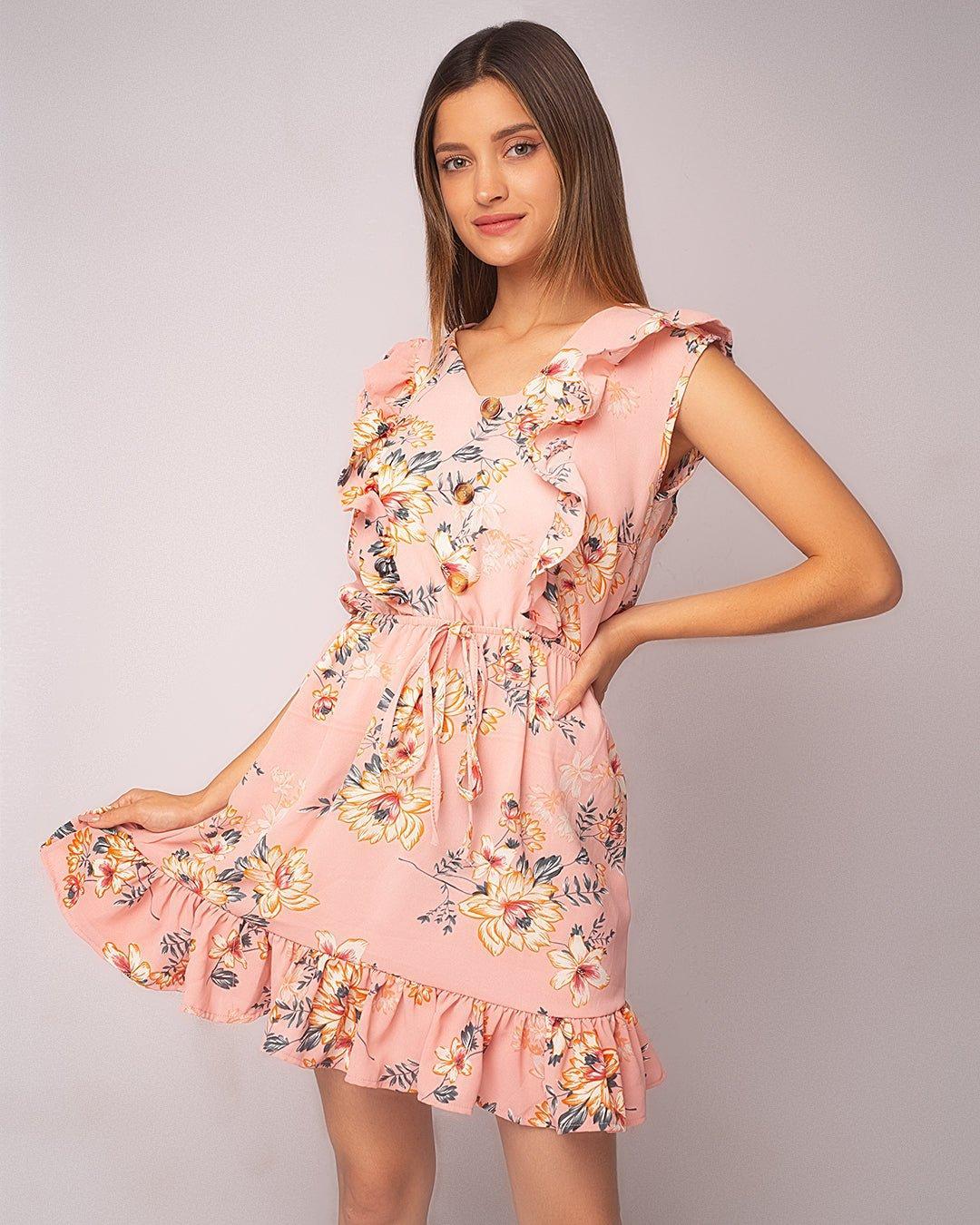 VESTIDO IRENE PALO ROSA - 1