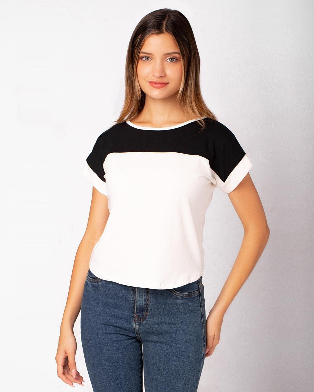 POLO BICOLOR 2.0 NEGRO - 1
