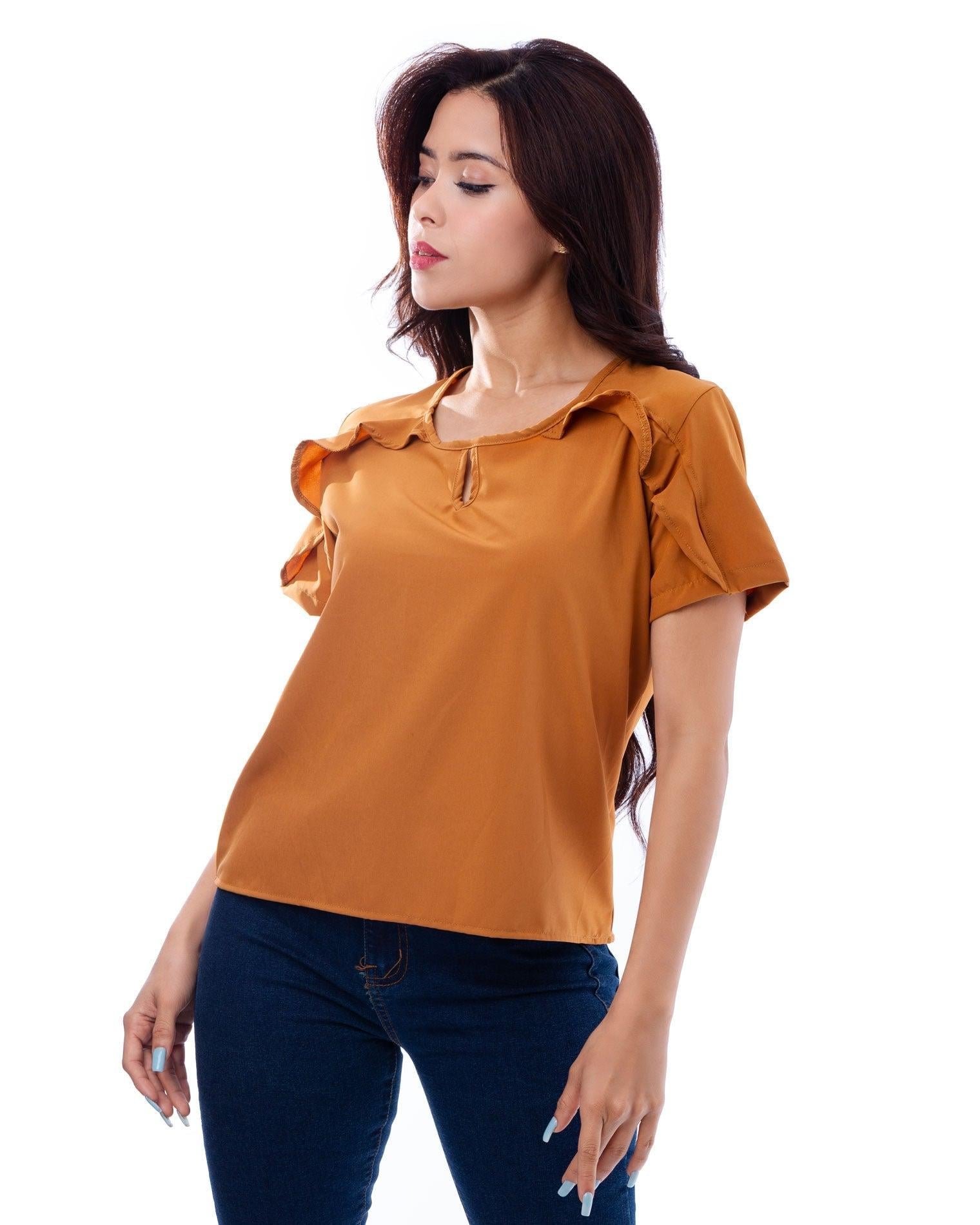BLUSA ZIBELLE CAMEL - 2