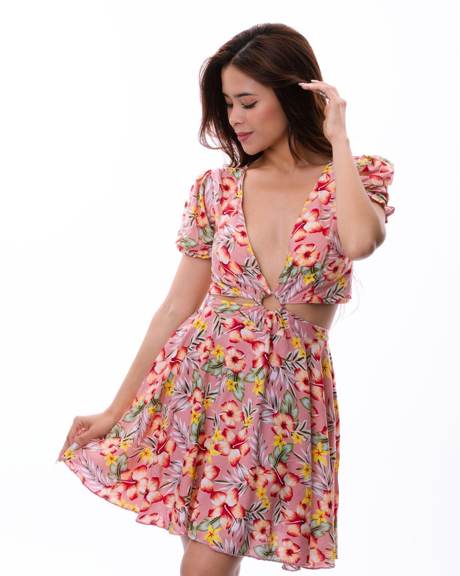 VESTIDO P-ISLA PALO ROSA - 1
