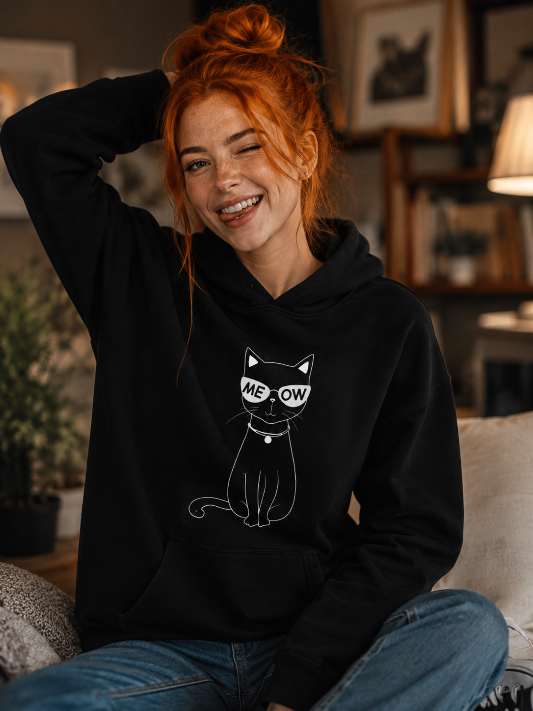 POLERA MUJER GATO MEOW - 1