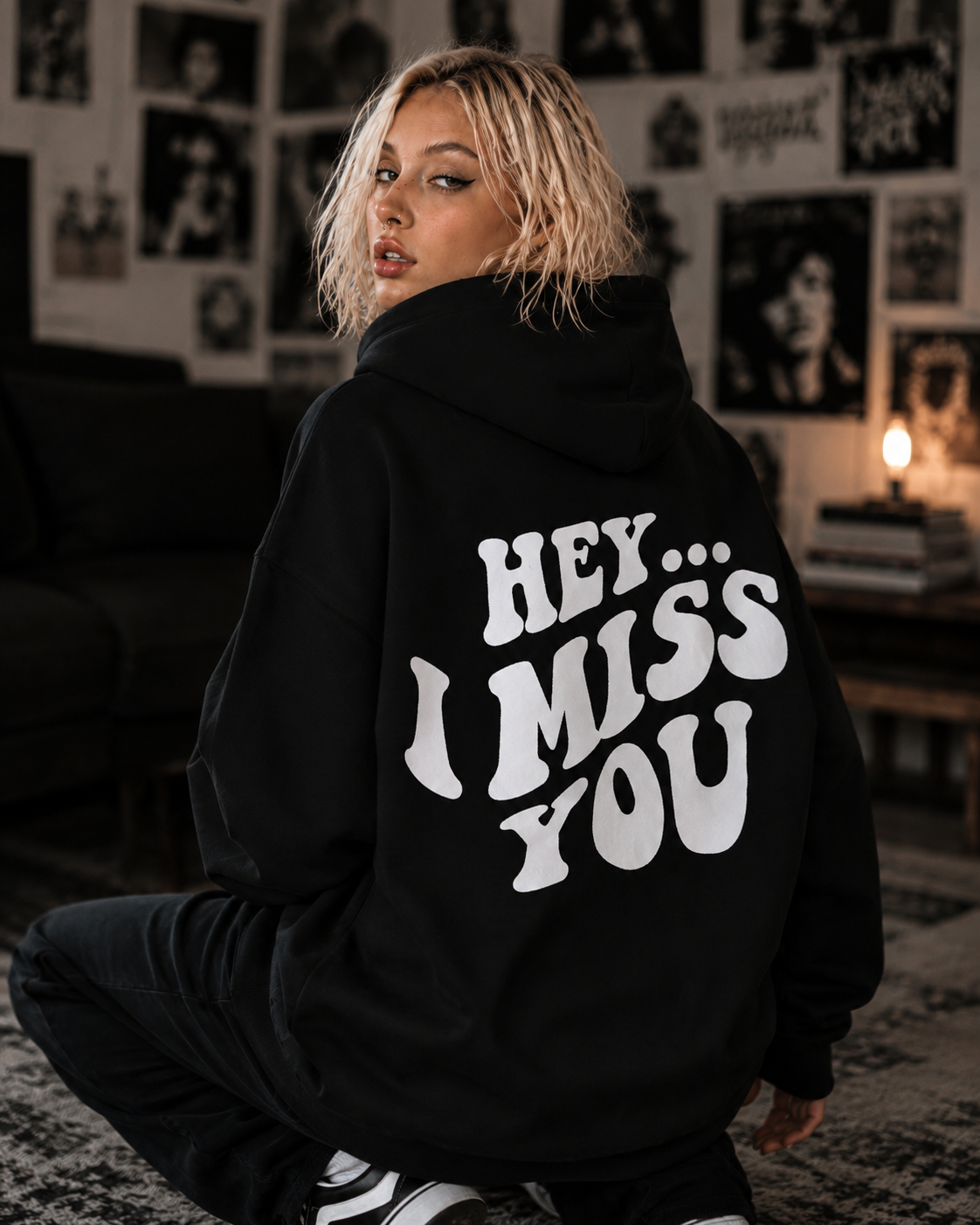 POLERA MUJER HEY... I MISS YOU - 1