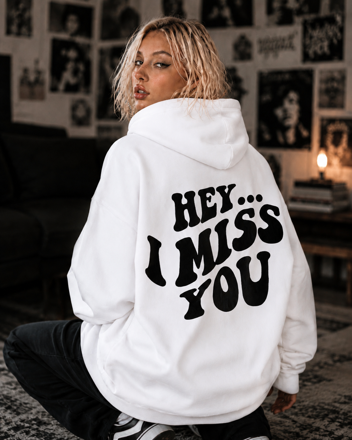 POLERA MUJER HEY... I MISS YOU - 1