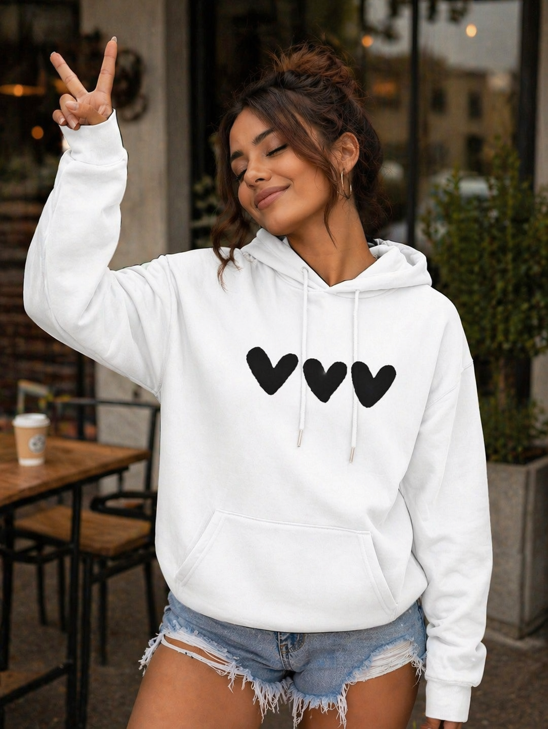 POLERA MUJER TRES CORAZONES - 1