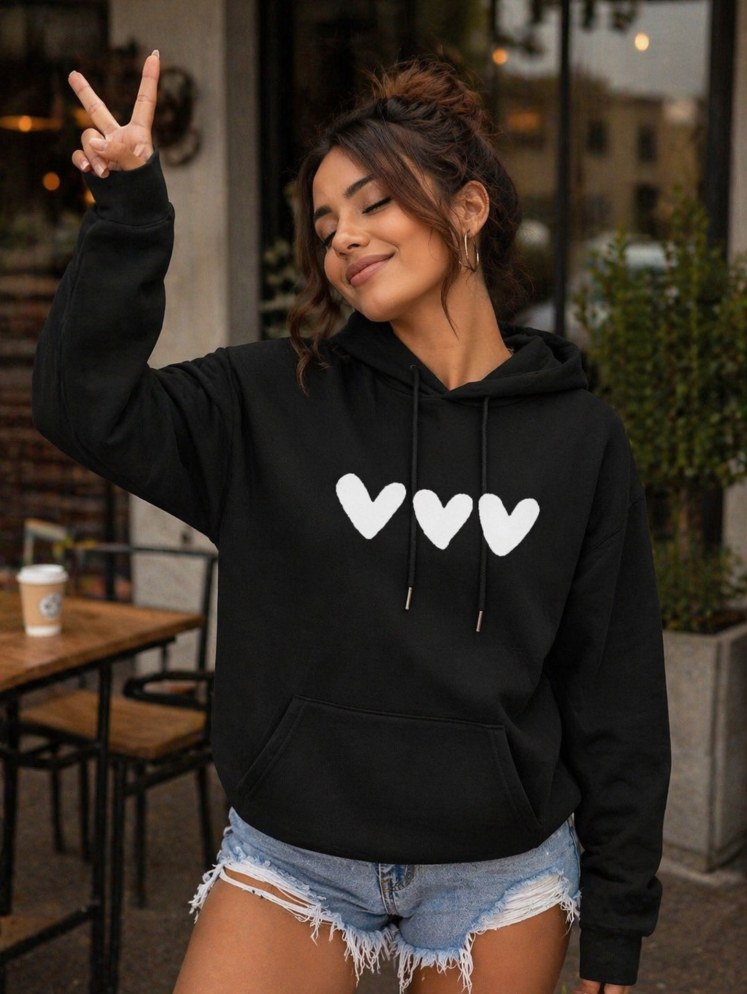 POLERA MUJER TRES CORAZONES - 1