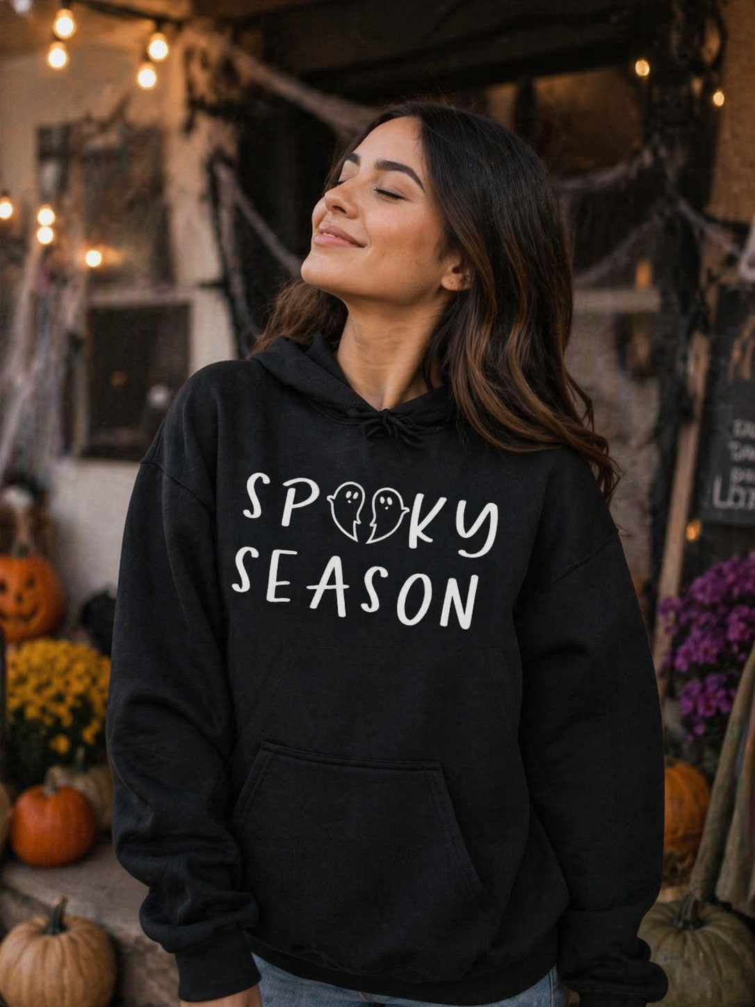 POLERA MUJER SPOOKY SEASON - 1