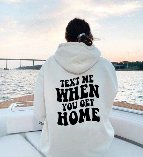 POLERA MUJER TEXT ME WHEN YOU GET HOME - 1