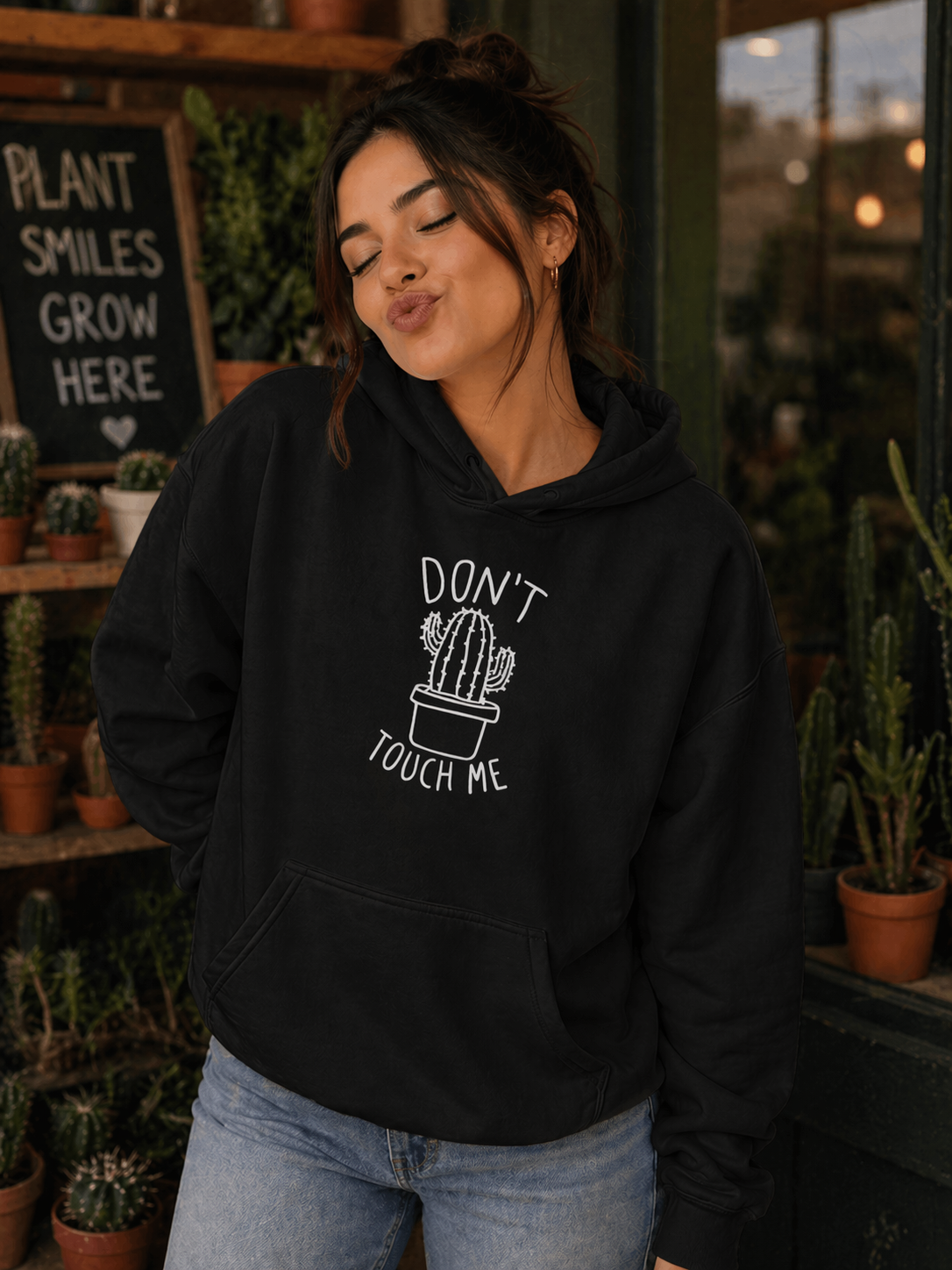 POLERA MUJER DON'T TOUCH ME - 1