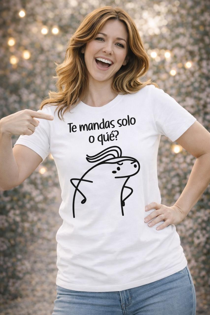POLO MUJER TE MANDAS SOLO O QUE? - 1