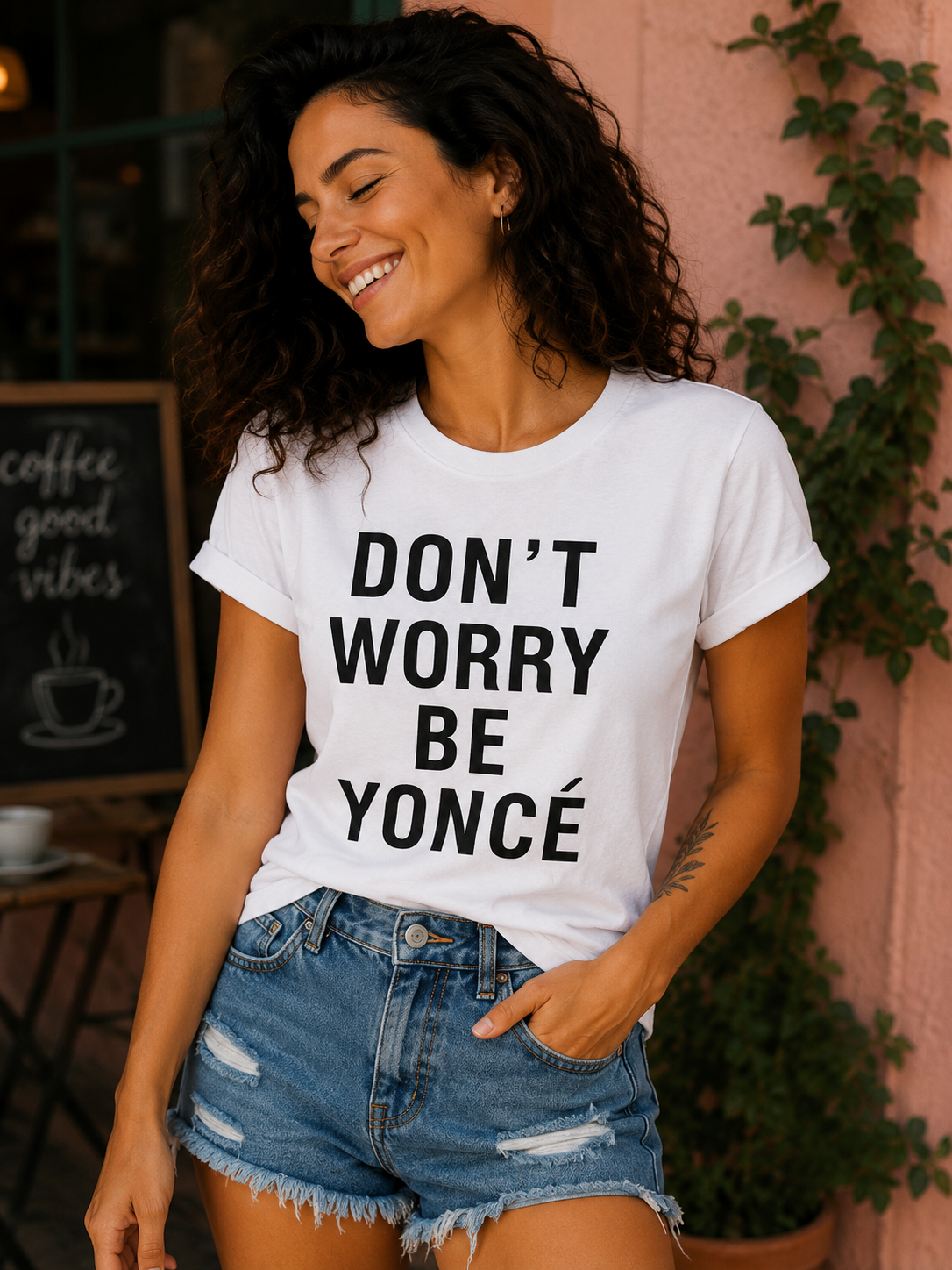 POLO MUJER DONT WORRY BE YOUNG - 1