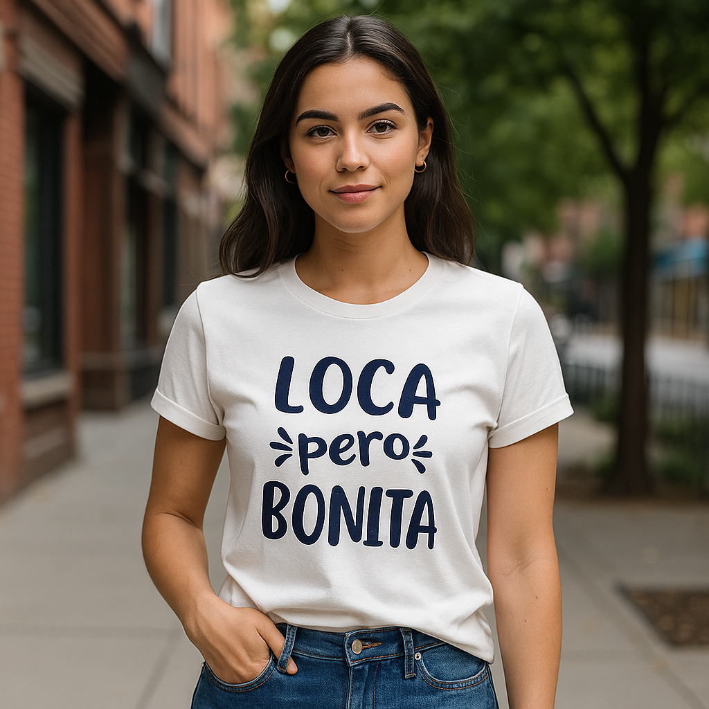 POLO MUJER LOCA PERO BONITA - 1