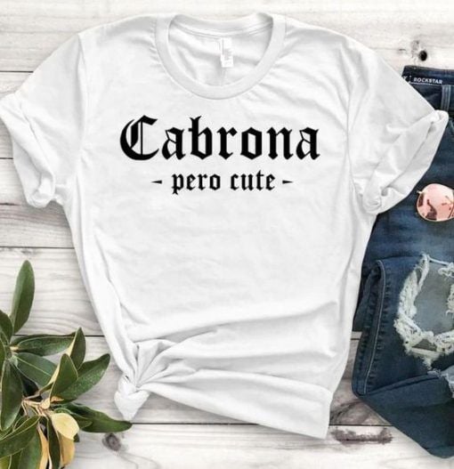 POLO PERSONALIZADO CABRONA PERO CUTE - 1