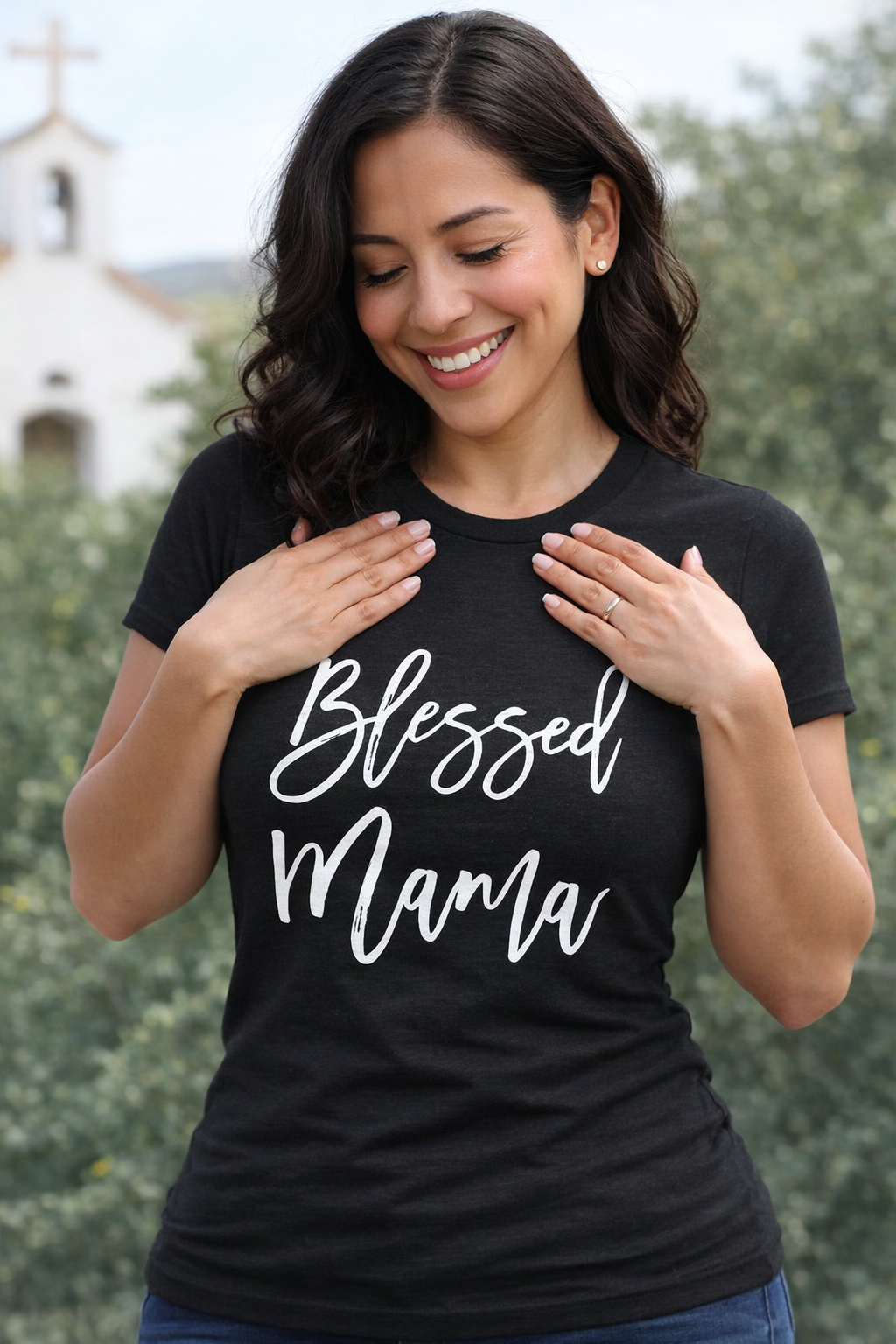 POLO MUJER BLESSED MAMA - 1