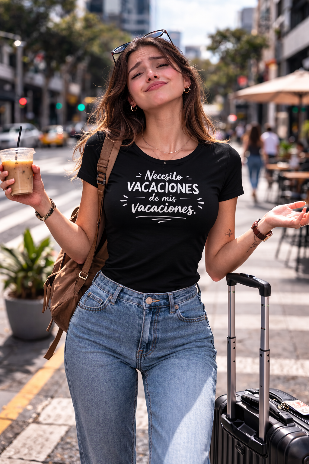 POLO MUJER NECESITO VACACIONES - 1