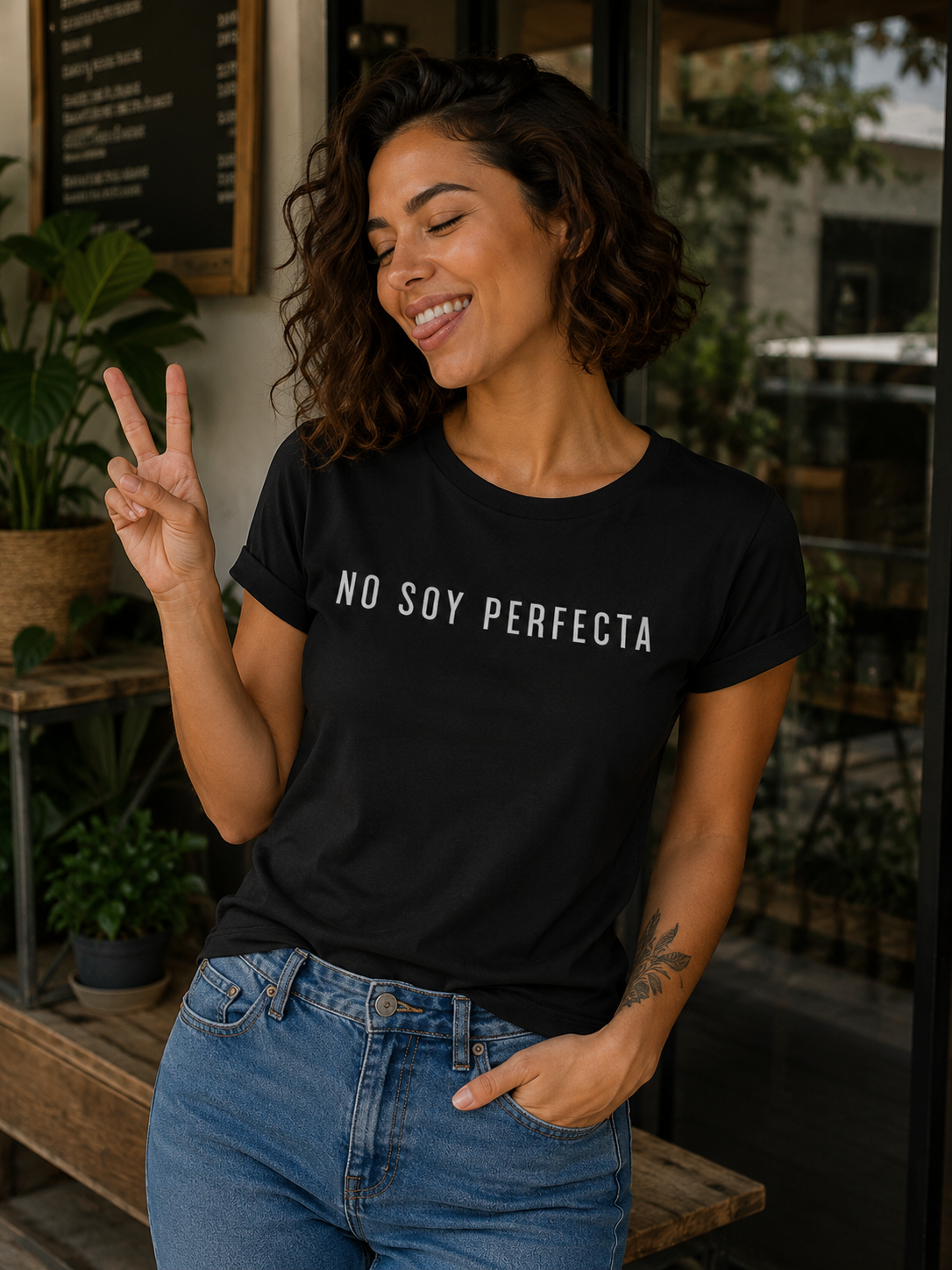 POLO MUJER NO SOY PERFECTA - 1