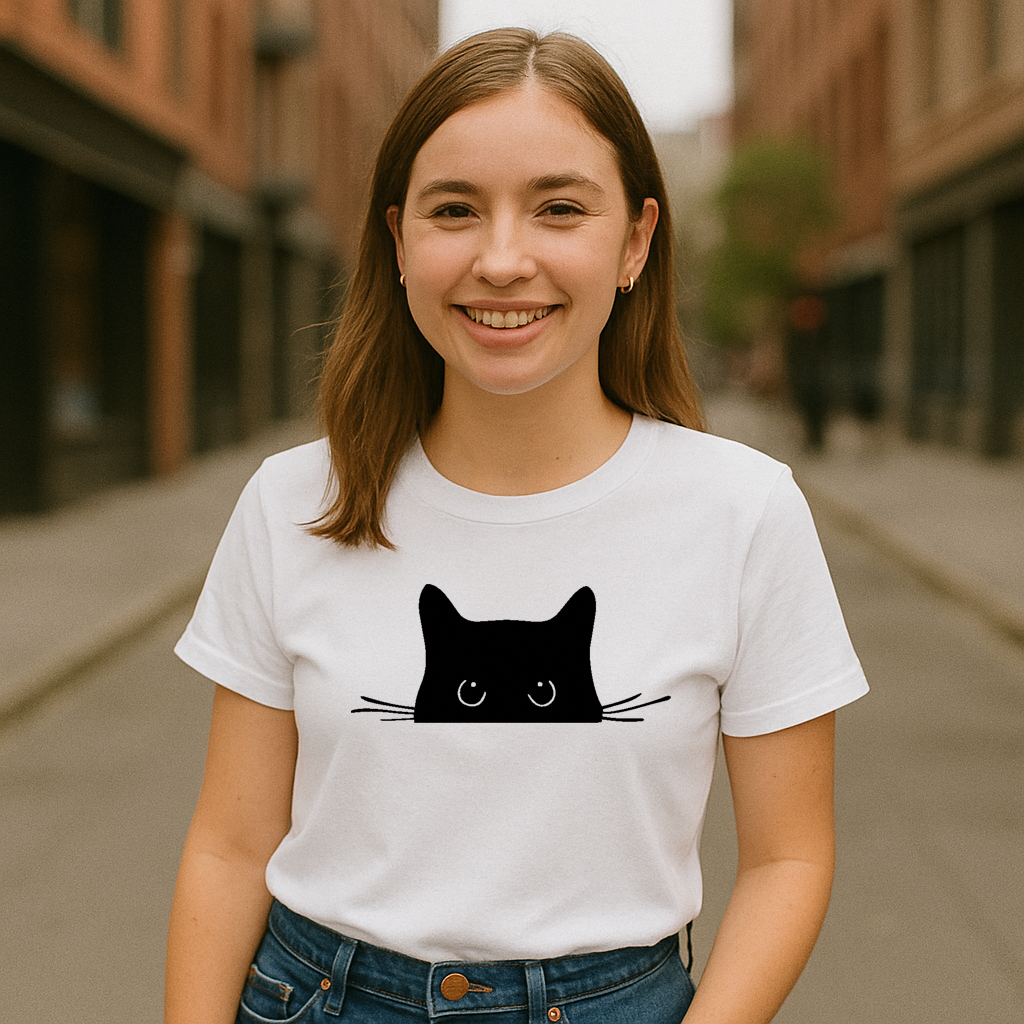POLO MUJER GATO NEGRO - 1