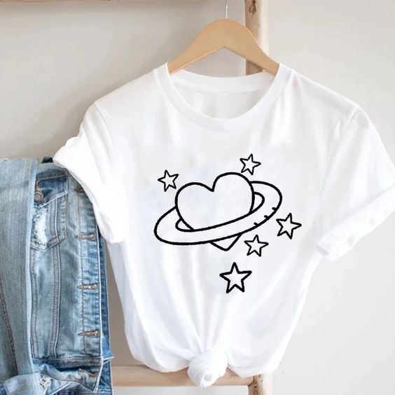 POLO MUJER CORAZÓN ESPACIAL - 1