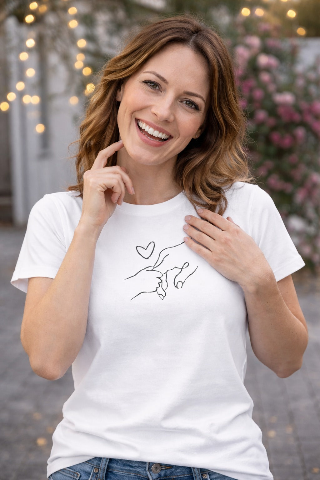POLO MUJER MANO CORAZON - 1