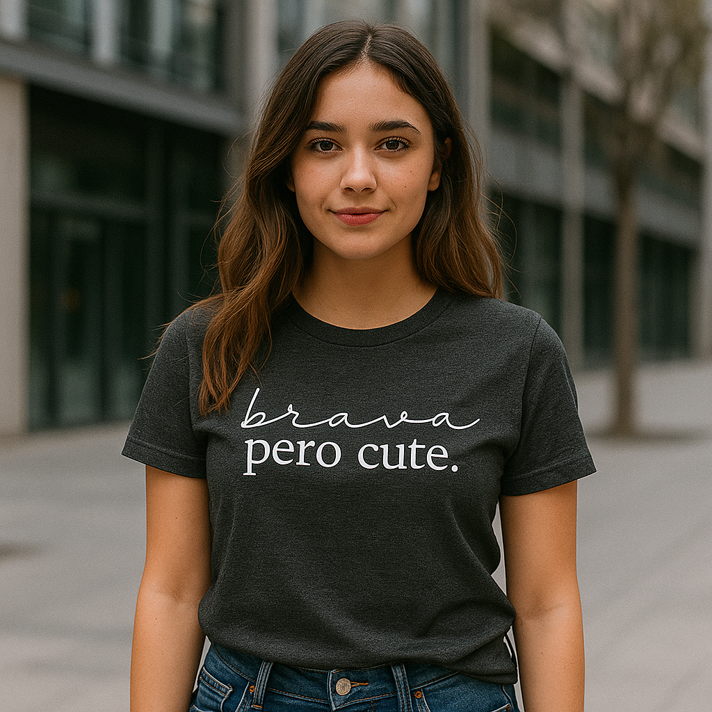 POLO MUJER BRAVA PERO CUTE - 1
