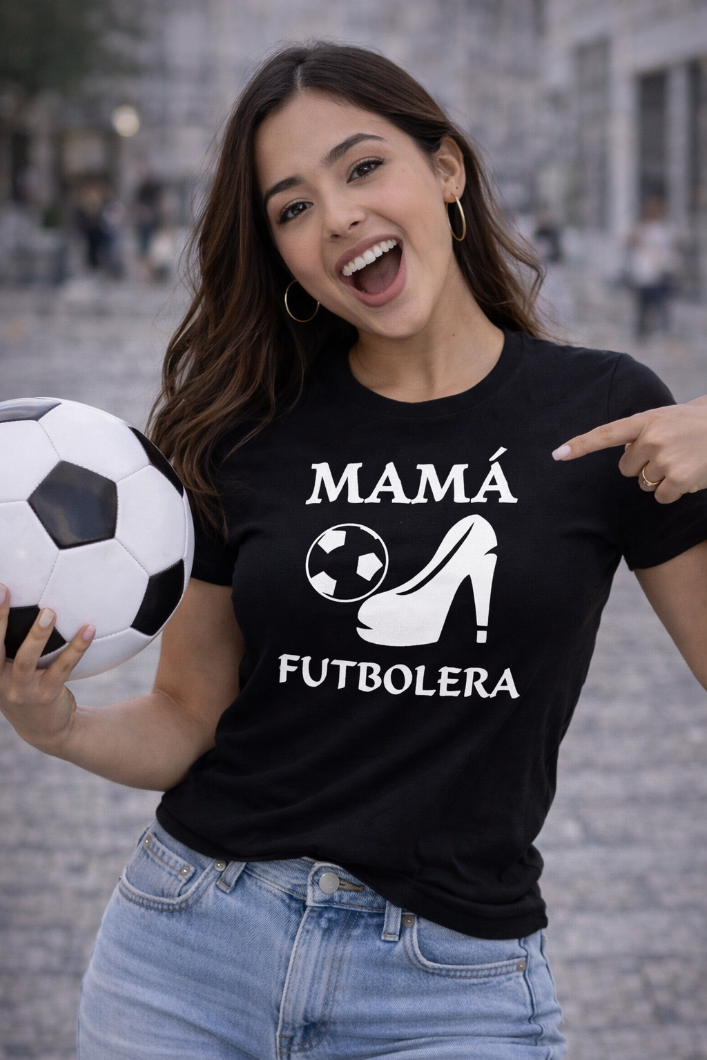 POLO MUJER MAMÁ FUTBOLERA - 1