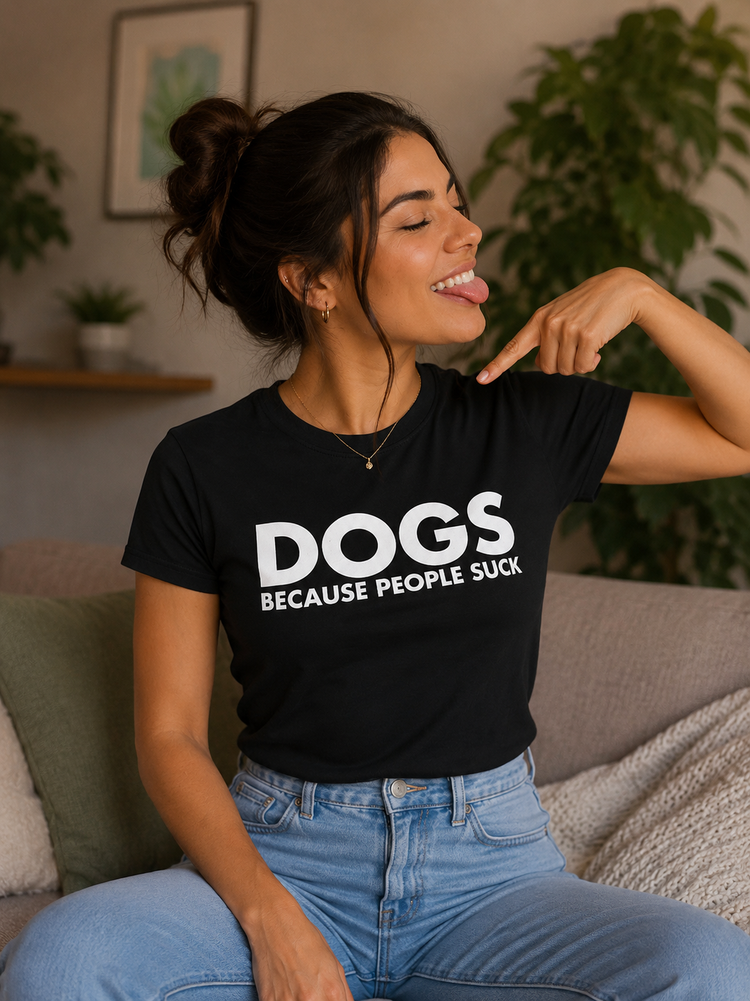 POLO MUJER DOGS - 1