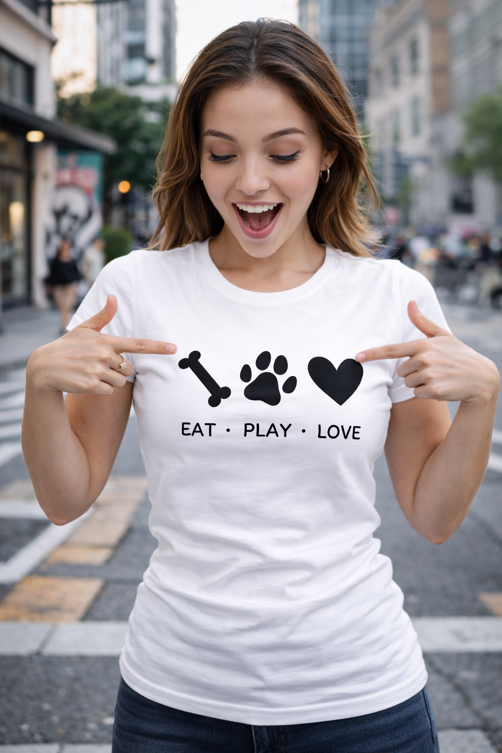 POLO MUJER EAT PLAY LOVE - 1
