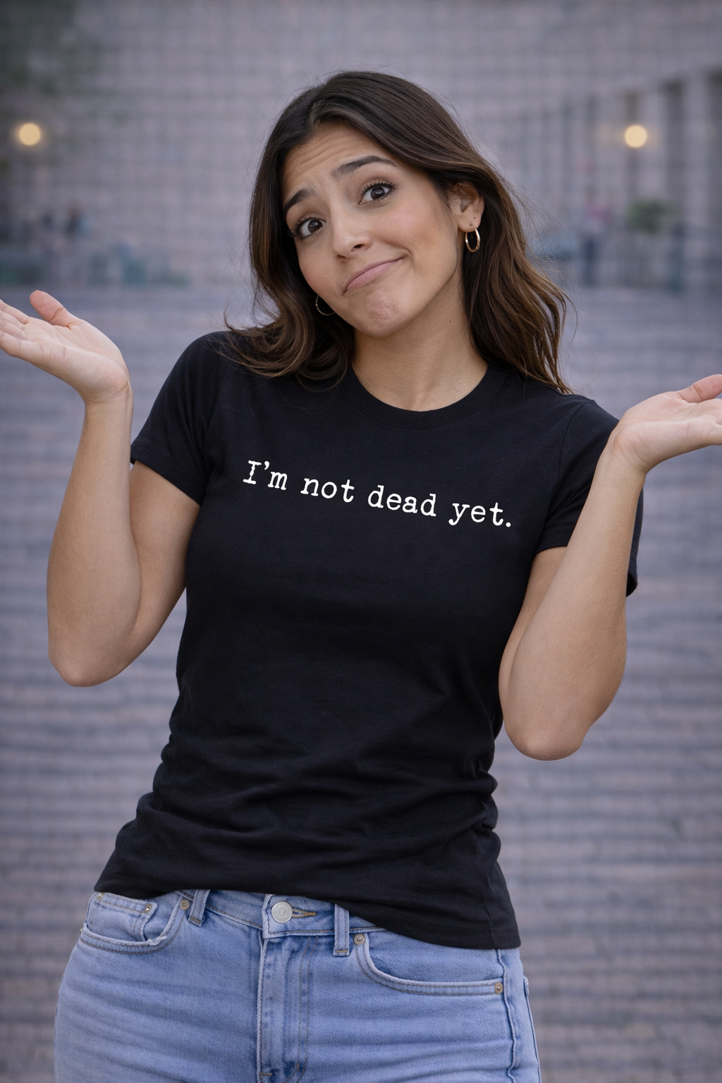 POLO MUJER I'M NOT DEAD YET - 1