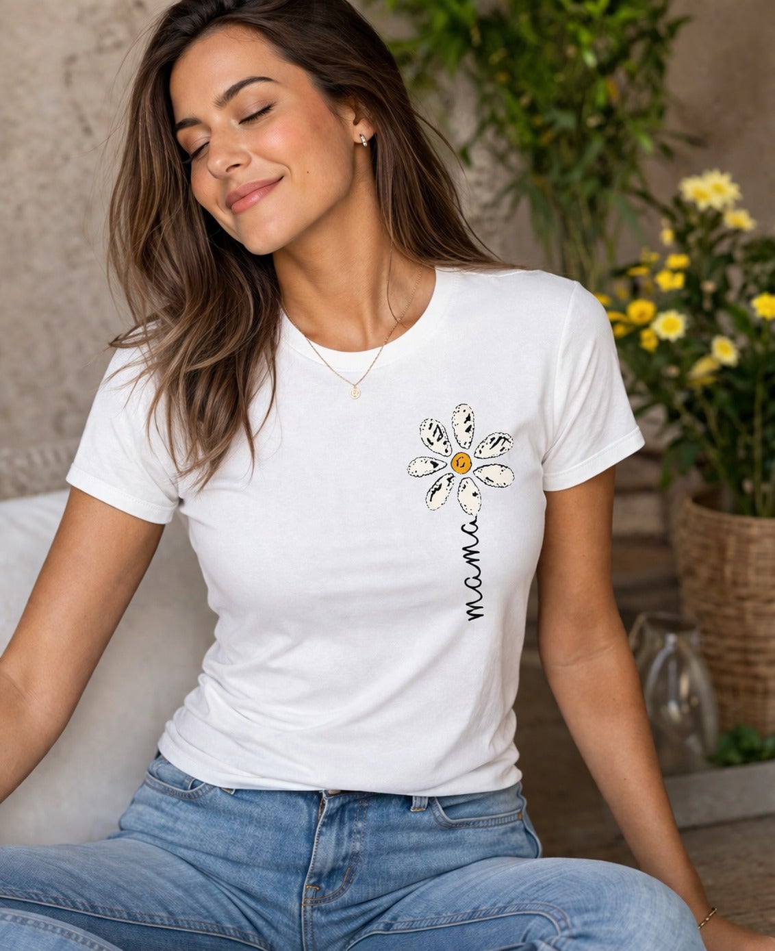 POLO MUJER MAMÁ FLOR - 1