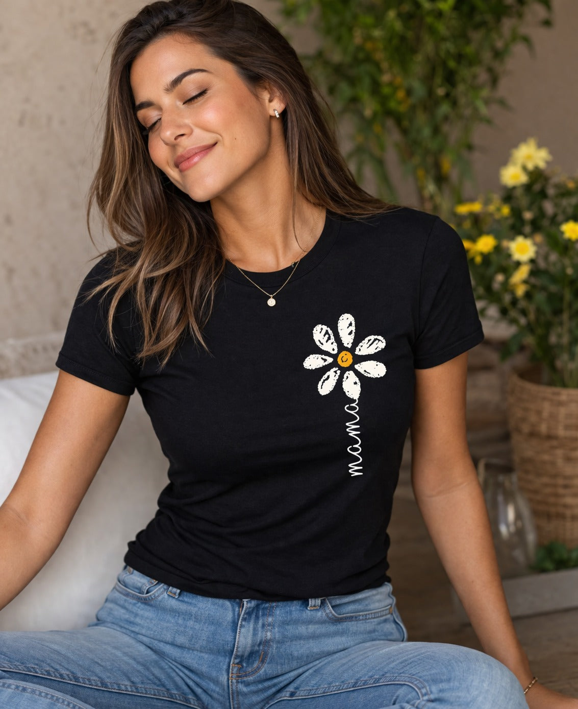 POLO MUJER MAMÁ FLOR - 1