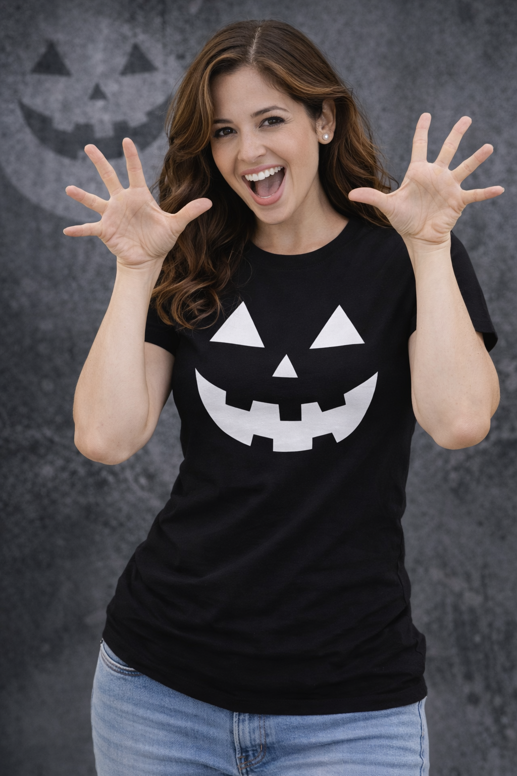 POLO MUJER CARA HALLOWEEN - 1