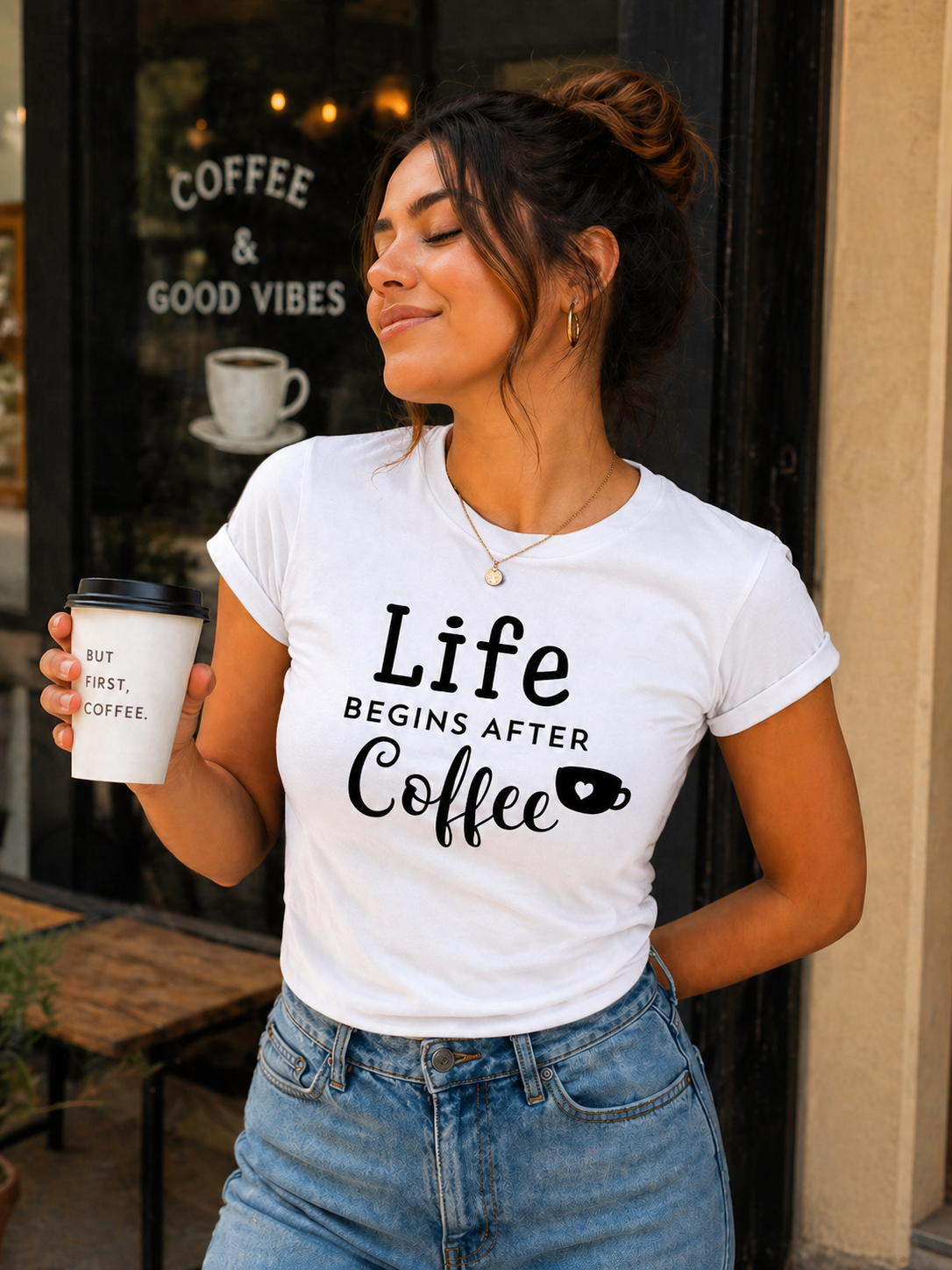 POLO MUJER LIFE BEGINS AFTER COFFEE - 1