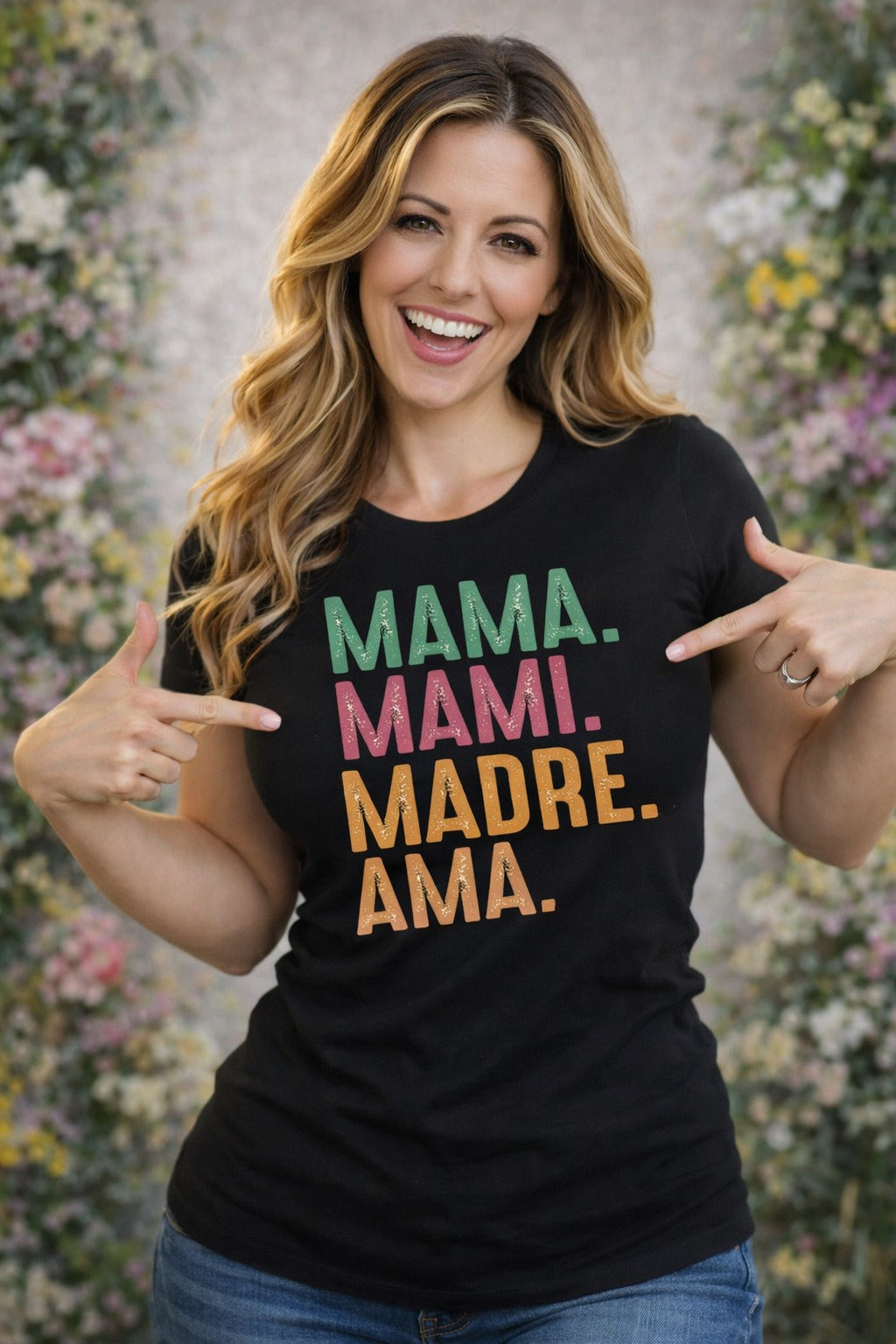 POLO MUJER MAMA MAMI MADRE AMA - 1