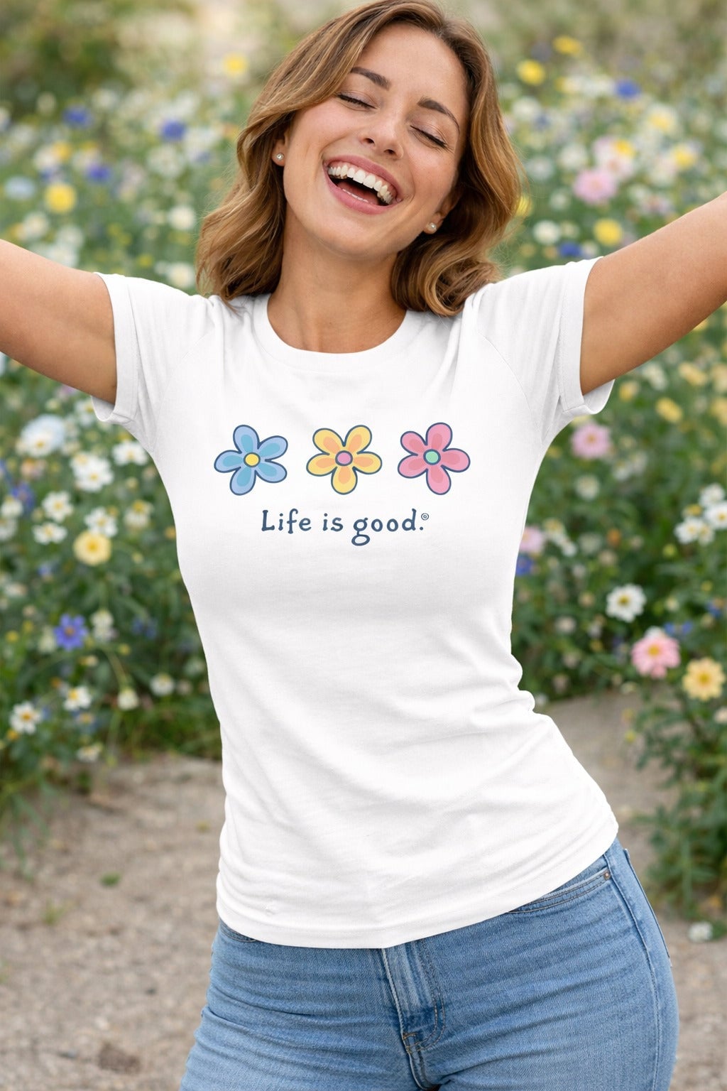 POLO MUJER LIFE IS GOOD - 1