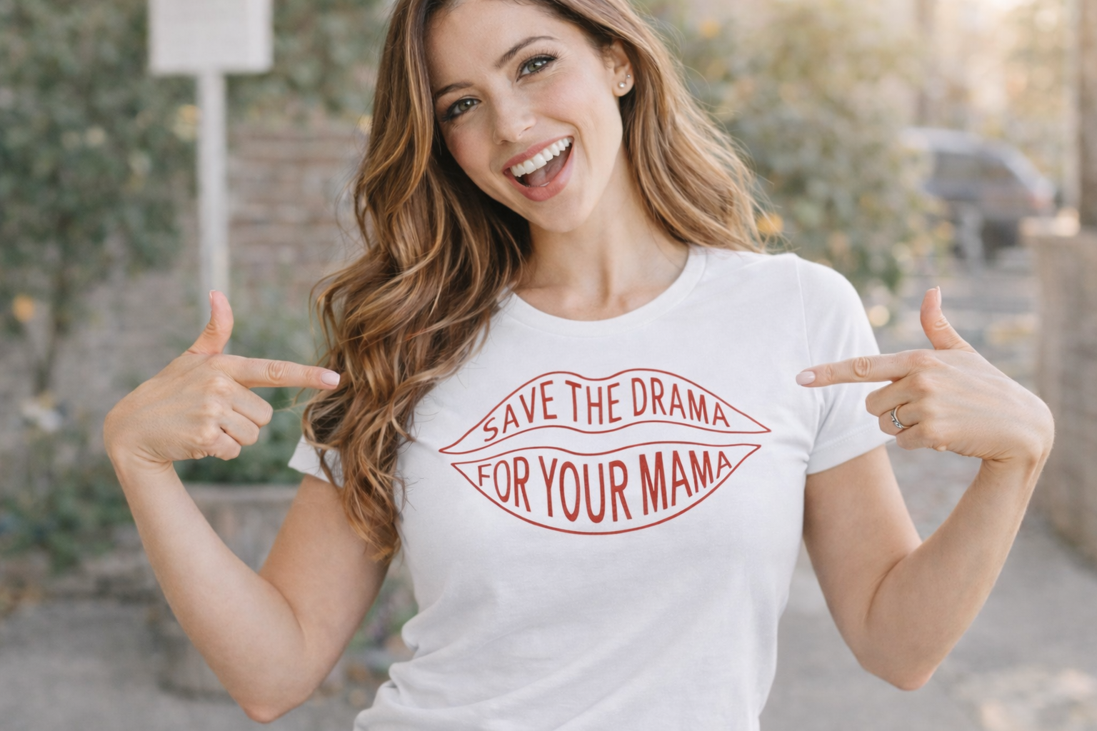 POLO MUJER SAVE THE DRAMA FOR YOUR MAMA - 1