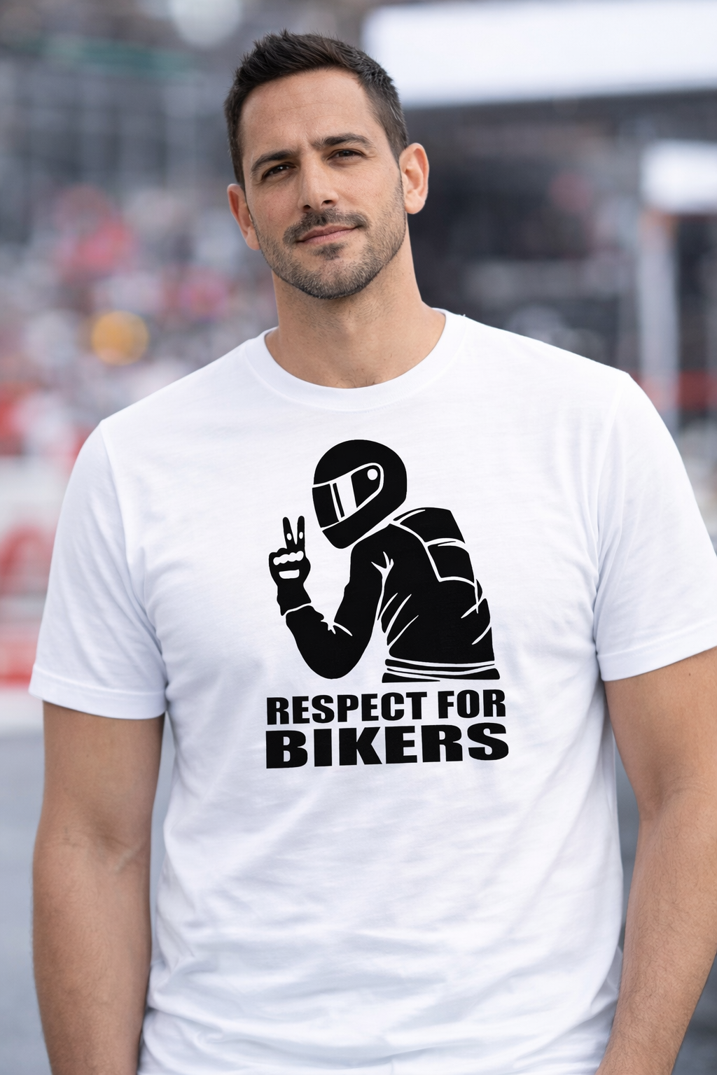 POLO HOMBRE RESPECT FOR BIKERS - 1