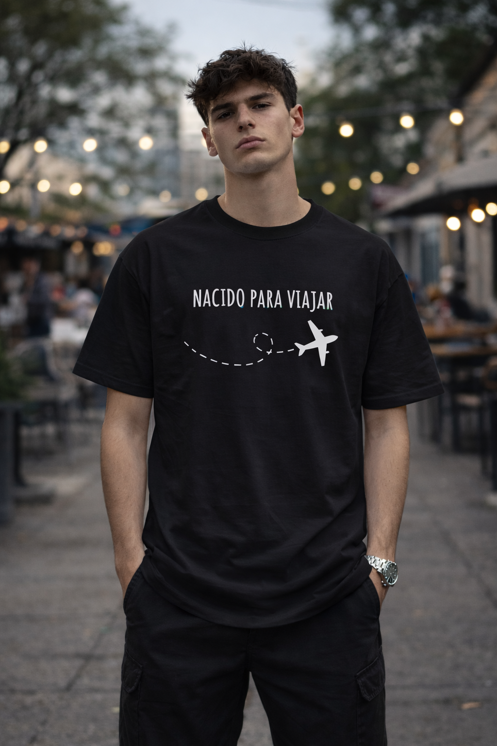 POLO HOMBRE NACIDO PARA VIAJAR - 1