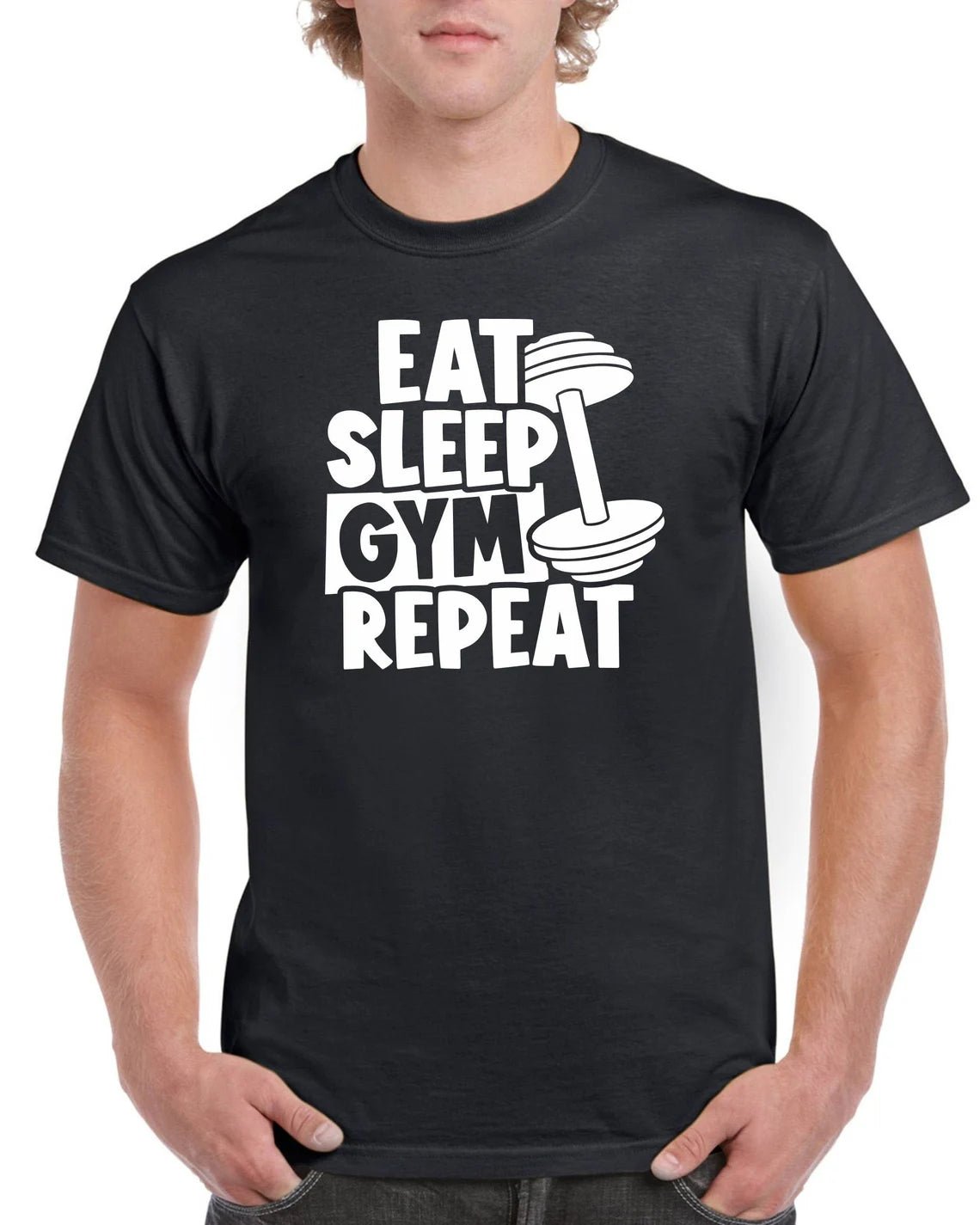 POLO HOMBRE EAT SLEEP GYM - 1