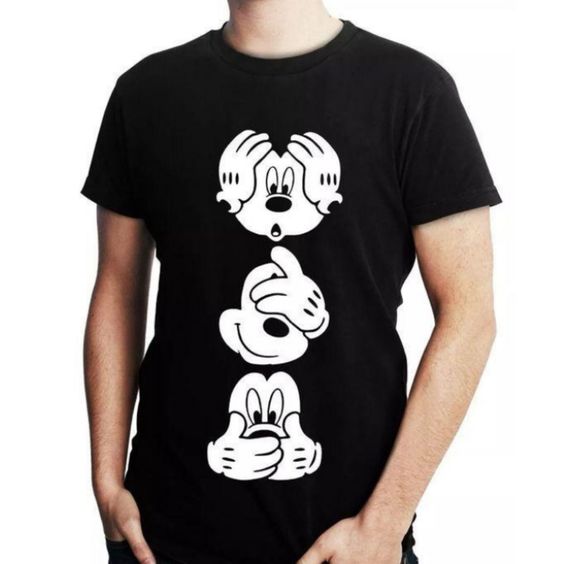 POLO HOMBRE CARAS MICKEY MOUSE - 1