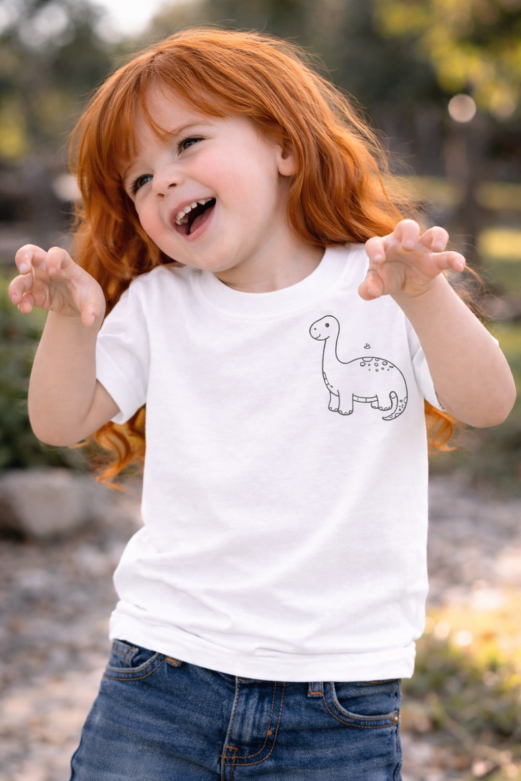 POLO NIÑA PEQUEÑO DINOSAURIO - 1